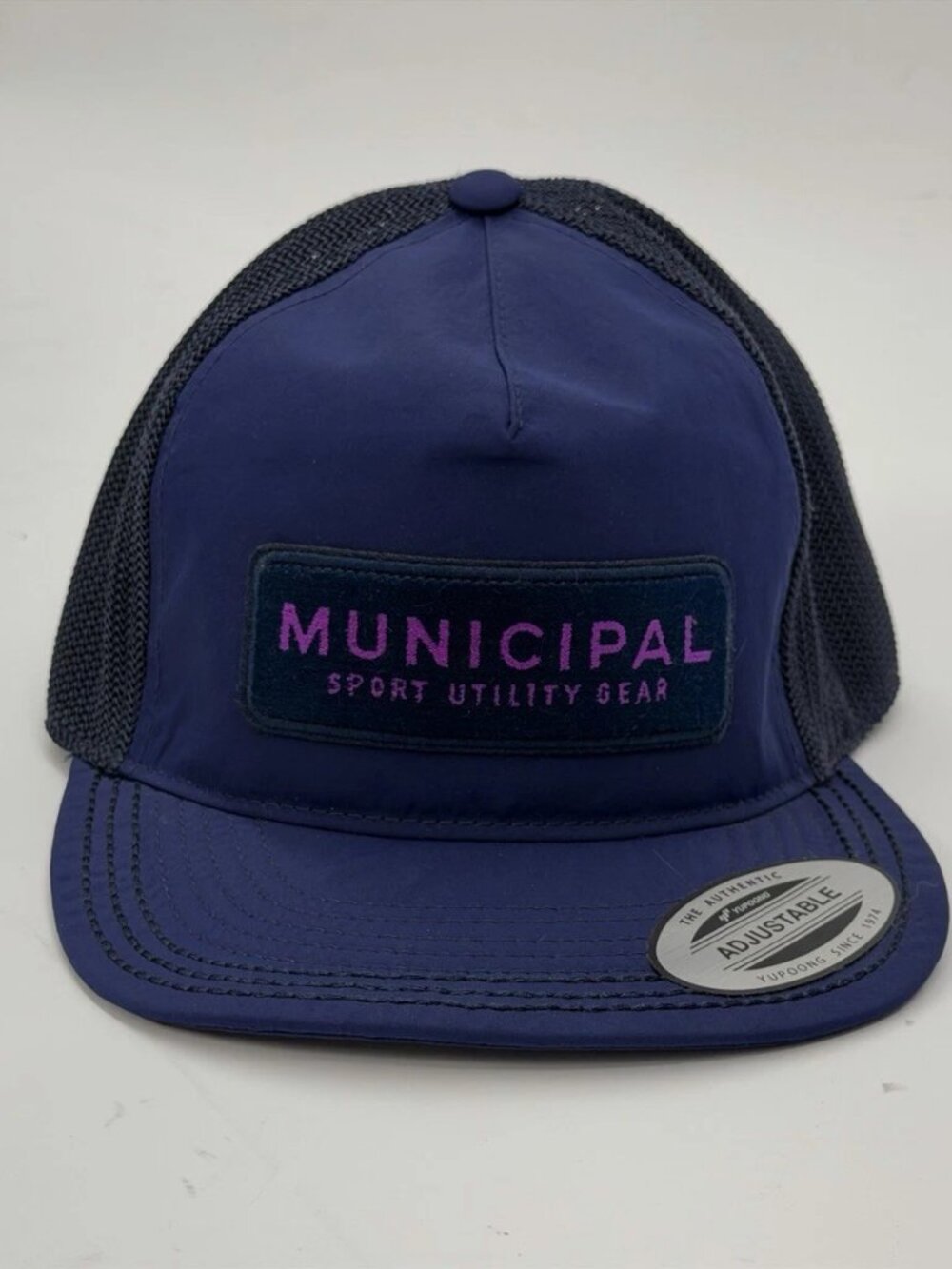 MUNICIPAL Sport Utility Gear Neighborhood Hat Navy Mesh Snapback OSFM